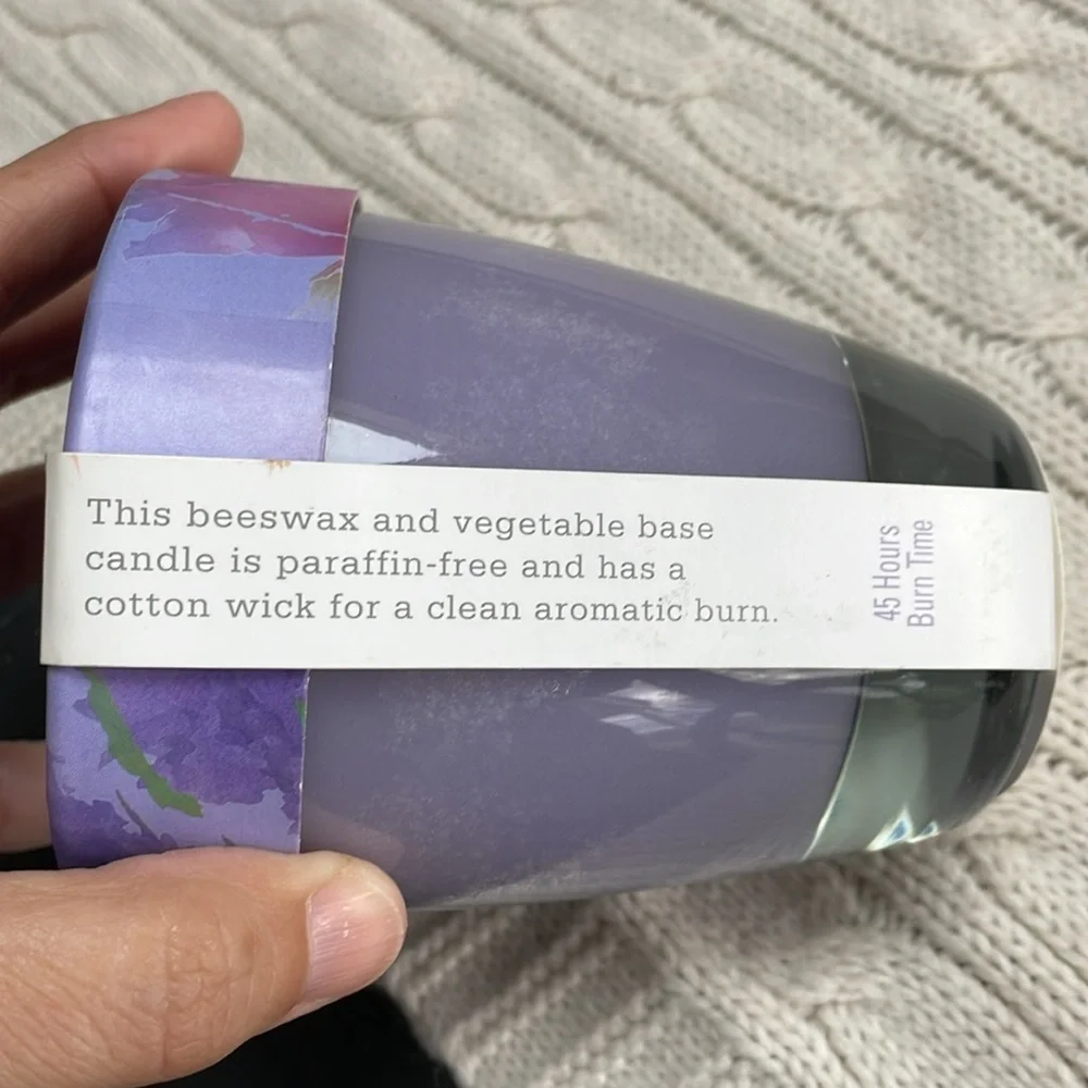 NWOT Williams-Sonoma Lavender Juniper Rose Candle. 9.1 oz. 45 hr burn time.
